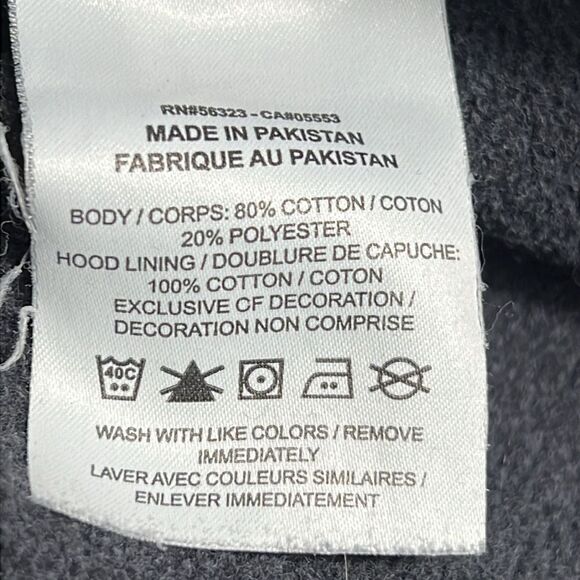 🔥 Vintage NIKE Essential Embroidered Black Pullover Hoodie Sweatshirt Sz M -EUC - Picture 10 of 12